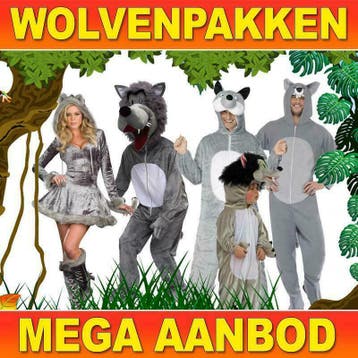 Wolvenpak - Wolven kostuums voor volwassenen & kinderen, Ophalen of Verzenden, Nieuw