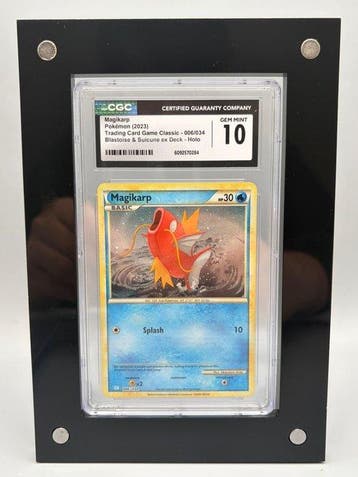Pokémon Graded card - Blastoise & Suicune ex Deck, Magikarp, Nieuw