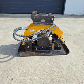 Hydraulische trilplaat met snelwissel