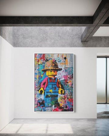 Dine Chanima (XX-XXI) - (XXL) Giant Lego Street Art