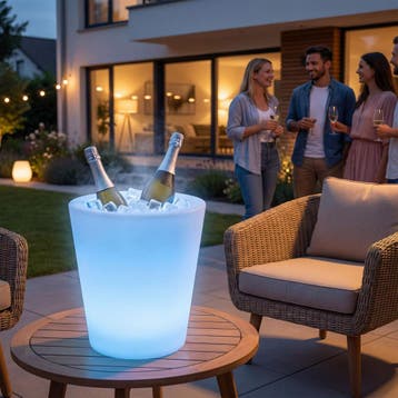 Flessenkoeler Luminous Curve Cooler, Verzenden, Nieuw