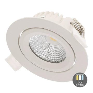 LED Inbouwspot – CCT-Switch – 6W – Wit – Kantelbaar - Varda, Ophalen of Verzenden, Nieuw