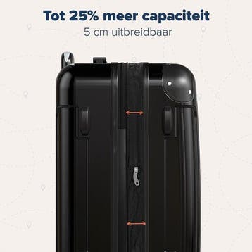 2dekans | TRVLMORE Handbagage Koffer - 45L - TSA Cijferslot, Ophalen of Verzenden, Zo goed als nieuw