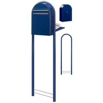 Brievenbus Bobi Classic B (back) - donkerblauw, Verzenden, Nieuw