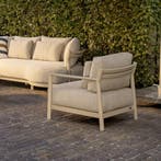 Mykonos lounge tuinstoel latte 4 Seasons Outdoor, Tuin en Terras, Ophalen of Verzenden, Nieuw, Aluminium