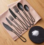 Maarten Baptist - Bestekset (42) - Zwart OUTLINE bestek -