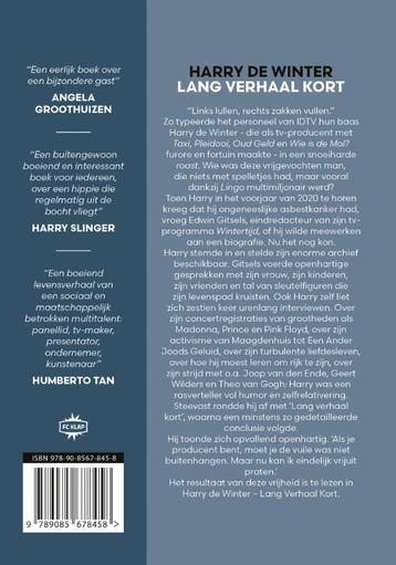 Harry de Winter - Lang verhaal kort - Edwin Gitsels, Verzenden, Gelezen, Edwin Gitsels