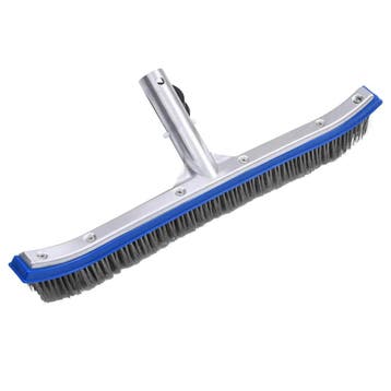 vidaXL Zwembadwandborstel aluminium, Verzenden, Nieuw