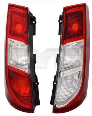 Achterlicht o.a: Dacia, Dokker (0S), Dokker Express (8S), Auto-onderdelen, Ophalen of Verzenden, Nieuw, Dacia