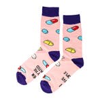 Sokken - Pillen Ziekenhuis Print - Roze - Katoen - Maat, Kleding | Dames, Nieuw