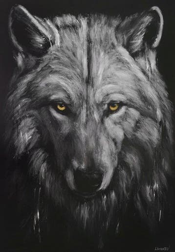 Vincent LENAERTS - Gardienne (XXL) - Peinture aux doigts