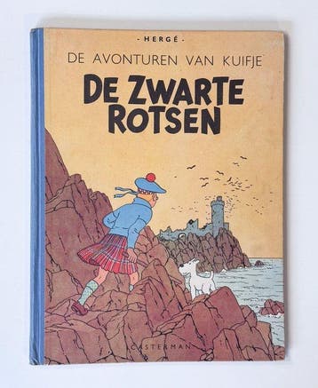 Kuifje 06 - De Zwarte Rotsen - A46 - 1 Album - Herdruk -, Boeken, Nieuw