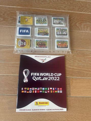 2022 Panini World Cup Stickers Lionel Messi, Ronaldo, Nieuw