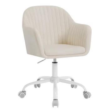 Ergonomische fluwelen bureaustoel – in hoogte verstelbaar, Huis en Inrichting, Bureaustoelen, Verzenden, Nieuw