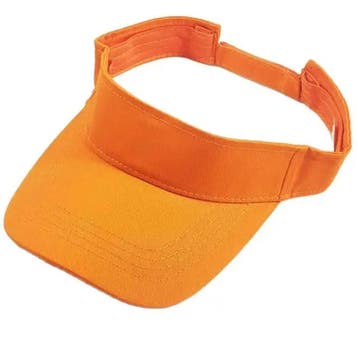Oranje zonneklep met verstelbare klittenband sluiting achter, Verzenden, Nieuw, Versiering, Oranje of Koningsdag