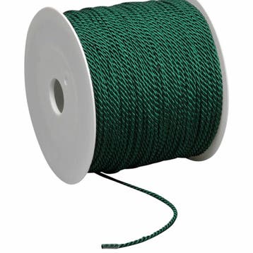 Labelkoord / Folderkoord Gedraaid Textiel - Donkergroen...., Zakelijke goederen, Kantoor en Winkelinrichting | Winkel en Inventaris