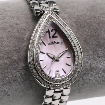 Geovani - Diamond Swiss Made Watch - GOL589-SS-D-6 - Zonder, Nieuw