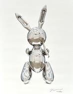 Jeff Koons (1955) - Balloon Rabbit · Exhibition Poster -