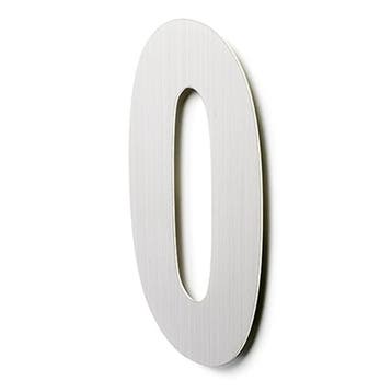 Deurbeslag | Huisnummer 0 | Intersteel | 30 cm, Verzenden, Nieuw