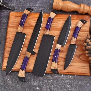 Highclasscrafts Handmade - Keukenmes - Chefs knife - Staal,