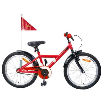 vidaXL Kinderfiets 18 Inch voor 5-7 jaar Rood, Verzenden, Nieuw
