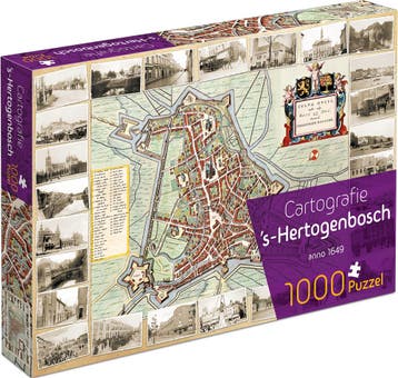 Cartografie s-Hertogenbosch (1000 stukjes) | Tuckers Fun, Verzenden, Nieuw