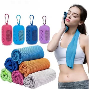 Microvezel sporthanddoek sneldrogend lichtgewicht gym, Verzenden
