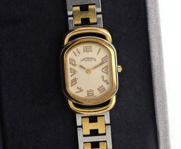 Hermès - Rallye Quartz Two-Tone - Zonder minimumprijs -, Nieuw