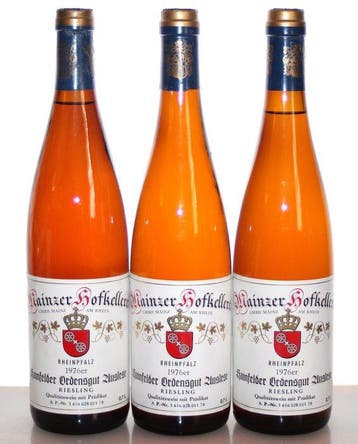 1976 Hainfelder Ordensgut Riesling Auslese - Mainzer, Nieuw