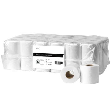 Toiletpapier Standaardrol | FSC-Cellulose (2-Laags) | Wit |, Verzenden, Nieuw in verpakking