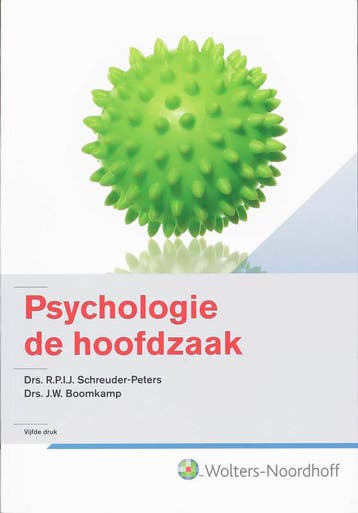 Psychologie de hoofdzaak - R.P.I.J. Schreuder-Peters, Verzenden, Gelezen, R.P.I.J. Schreuder-Peters