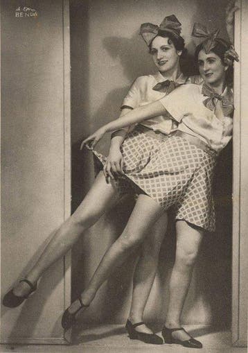 dOra/Benda - Two female dancers , around 1925