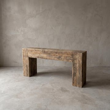 Sidetable Balok Avatar van gerecycled hardhout - 120 x 40 x, Ophalen of Verzenden, Nieuw