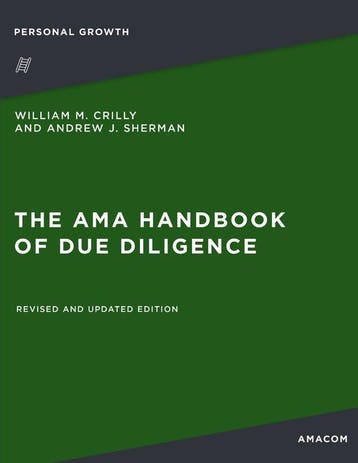 9781400231027 The AMA Handbook of Due Diligence, Verzenden, Nieuw, William Crilly