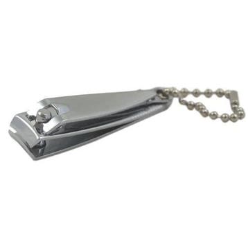 Nagelknipper (hand) met ketting - 9mm - verchroomd, Verzenden, Nieuw