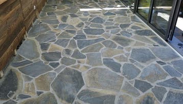 flagstones Blue Shards Kwartsiet / Kavala Blue TOPKWALITEIT, Nieuw, Natuursteen, Terrastegels