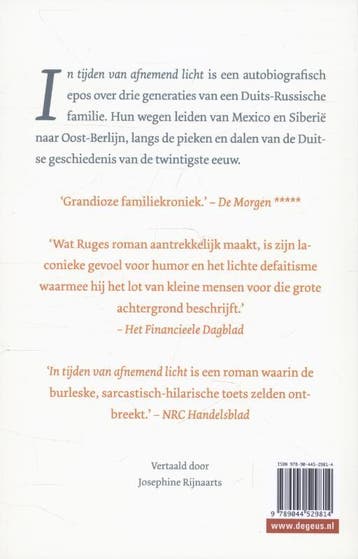 In tijden van afnemend licht 9789044529814 Eugen Ruge, Verzenden, Gelezen, Eugen Ruge