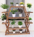 Houten Plantenstandaard met Meerdere Niveaus Binnenen Buiten, Verzenden, Nieuw