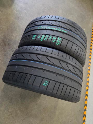 265/35/19 94Y N1 BRIDGESTONE ZOMERBANDEN 6,5MM PROFIEL 2X, Gebruikt, 265 mm, Band(en), Personenwagen