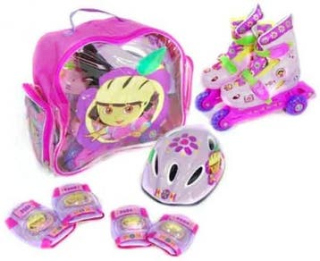 Saica Rolschaatsen met Beschermers Dora (Kinderen), Ophalen of Verzenden, Nieuw, Overige merken