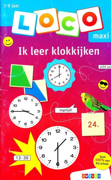 Maxi Loco Ik leer Klokkijken (7-9 jaar), Verzenden, Nieuw