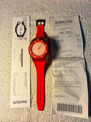 Swatch Royal Pop - Swatch × Audemars Piguet OTTO ROSSO -, Nieuw