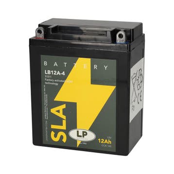 Landport (LP) SLA LB12A-4 motor accu 12 volt 12 ah (51211 -, Motoren, Ophalen of Verzenden, Nieuw