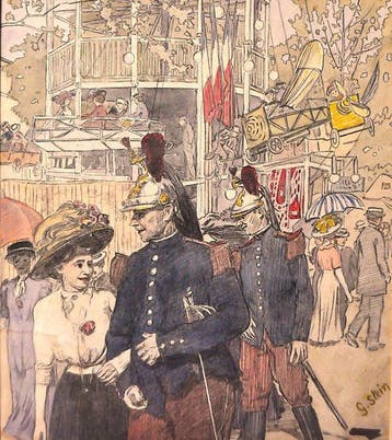 Georges Stein (1864-1917) - Paris: la foire du Trône/ les