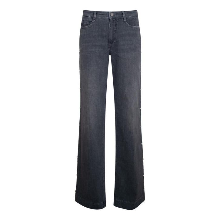 MAC • grijze Wide pearl jeans • 36, Kleding | Dames, Spijkerbroeken en Jeans, Grijs, Nieuw, Verzenden