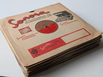 Lot van 18 Zweedse 78-toerenplaten – Harry Brandelius,, Nieuw in verpakking