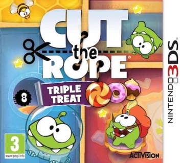 Cut the Rope Triple Treat (Losse Cartridge) (3DS Games), Ophalen of Verzenden, Zo goed als nieuw