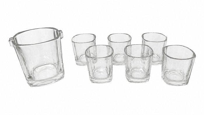 Dans le gout de Cristal dArques - Drinkservies voor 6 (7) -, Antiek en Kunst, Antiek | Meubels | Tafels