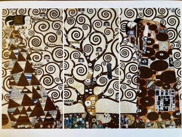 Gustav Klimt (after) - L’albero della vita, (detail)