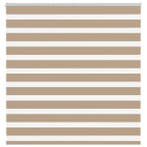 Rolgordijn zebra 145cm zandbruin | retourdeal 46% korting, 100 tot 150 cm, Bruin, Nieuw, Ophalen of Verzenden